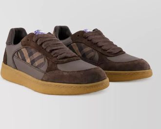 Burberry leather low-top sneakers