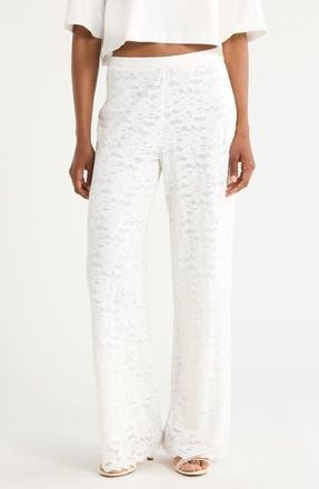 Diane Von F&uuml;rstenberg Malia Wide Leg Pants in White at Nordstrom Rack, Size Xx-Small
