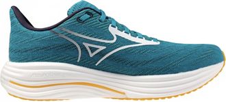 Mizuno Mens Wave Rider 29 Running Shoes In Cz00 - Capri Breeze-White