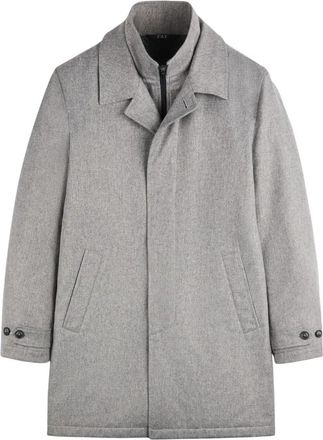 Fay Morning Coat - Heren - Mantel - Grijs - L - Polyester - Jassen