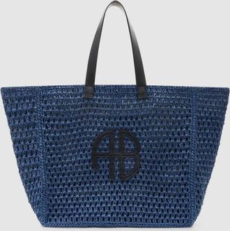 Anine Bing Rio Tote in Marine Blue at Nordstrom