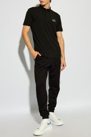 Emporio Armani EA7 Emporio Armani Sweatpants, Mens, Black