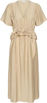 Kaffe Mujer, Vestidos, Beige, Talla: 3XL
