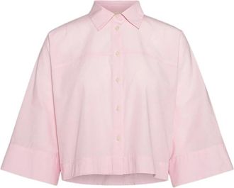 Camilla Pihl Overhemden, Dames, Roze, L, Katoen, Iona Shirt