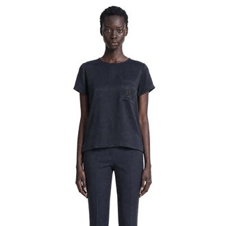 Max Mara Crepe de Chine Pocket T-Shirt