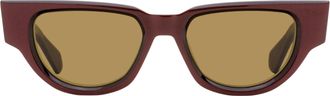 Valentino VLS-103 Sunglasses - Burgundy