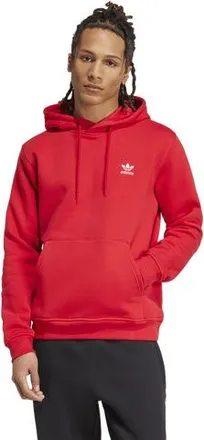 adidas Mens adidas Originals Trefoil Essentials Lifestyle Hoodie - Better Scarlet Size XXL
