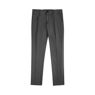 Incotex Chinos, male, Gray, W32, Slim Gray Panama Cotton Trousers