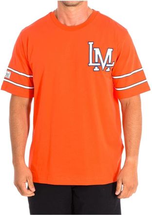 La Martina T-shirt met korte mouwen - Heren - T-shirts - Oranje - S - Katoen - Tops
