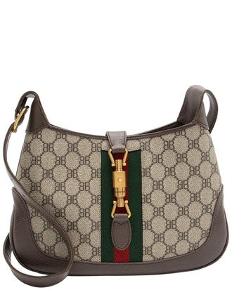 Gucci BB Jackie Small Leather Shoulder Bag (Authentic Pre-Loved)