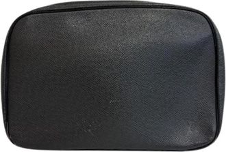 Louis Vuitton Pre-owned Clutch Bag - Heren - Vintage Accessoires - Zwart - ONE Size - Leer - Vintage