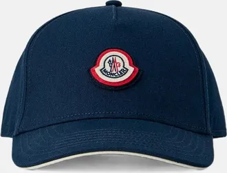 Moncler ARCHIVE LOGO CAP Size: OS, colour: NAVY