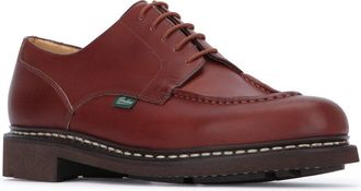 Paraboot Mens Leather Lace-Up Loafer Brown