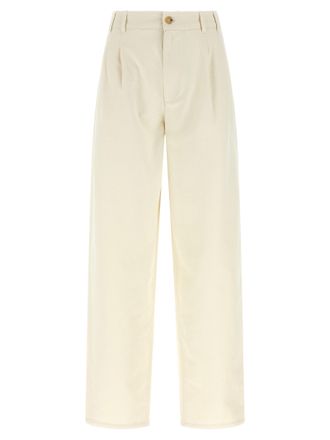 A.P.C. Beige Cotton Casual Womens Pants