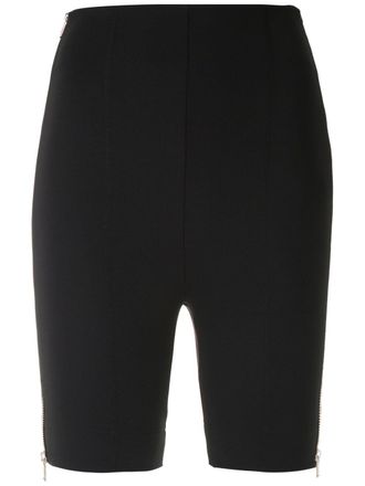 Gloria Coelho Bikershorts met rits - Blauw