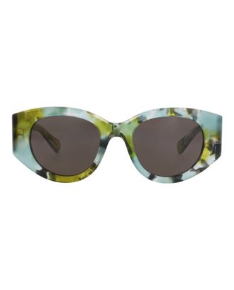 Chlo&eacute; Round-Frame Recycled Acetate Sunglasses