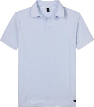 Wahts Mens Polo, Towelling Ice Blue / XXL