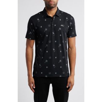 Travis Mathew Cove Dive Polo in Black at Nordstrom Rack, Size Small