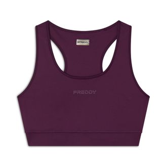 Freddy Reggiseno sportivo supporto medio con logo glitter