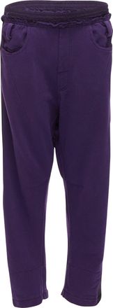 Haider Ackermann washed cotton darted joggers