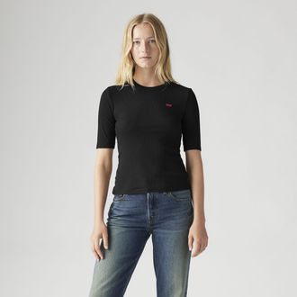 Levi's Luca Slim Tee - Womens - 2XS - Black