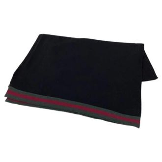 Gucci Pre-owned Scarves, female, Black, Size: ONE SIZE Pre-owned Stole
