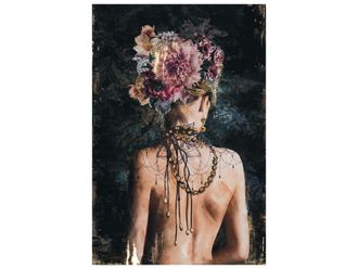 Schubiger M&ouml;bel Bild R&uuml;ckenansicht Geschm&uuml;ckte Sch&ouml;nheit 2