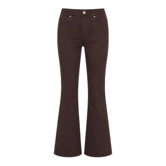 2-Biz Jeans Rany Flared - - Jeans - Donna - Marrone - 2XL