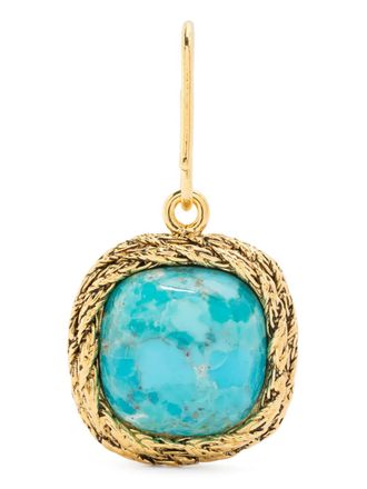 Aur&eacute;lie Bidermann mini Miki Turquoise pendant - Oro