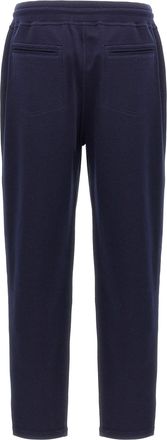 Brunello Cucinelli Mens Blue Cotton Joggers (workout Pants)