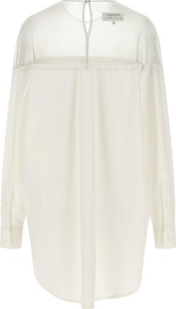 Maison Margiela Tulle Insert Shirt - White