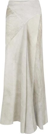 Cortana Dali- falda ceniza maltinto- - Dames - Maxi Rokken - Beige - XL - Rokken