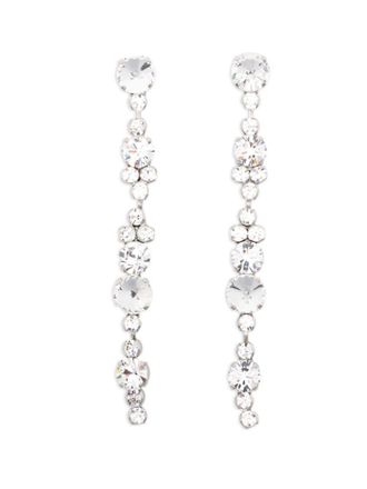 Forte_Forte Silver Crystal Dangler Earrings