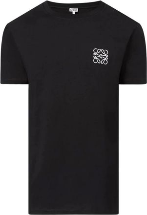 Loewe T-Shirts, male, Black, XL, Anagram Embroidered Logo T Shirt