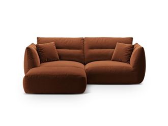 CXL by Christian Lacroix Sof&aacute; esquinero modular 3 plazas de tejido estructural ladrillo