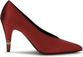 Versace Red Viscose High Heel Womens Pumps