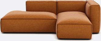 La Redoute Interieurs Fluwelen hoekbank rechts Seven