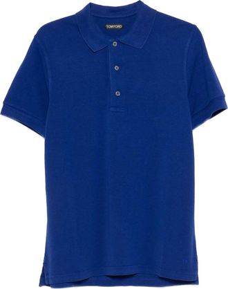 Tom Ford Poloshirt met korte mouwen - Blauw