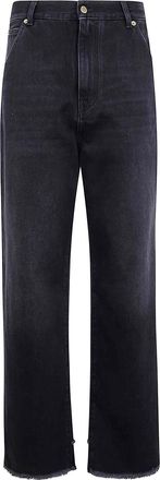 Darkpark Lisa Belt Adorned Loose Fit Denim