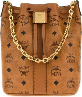 MCM Dessau Bucket Bag - Dames - Schoudertassen - Veelkleurig - ONE Size - Leer - Tassen