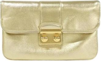Louis Vuitton Pre-owned Clutches, female, Yellow, Size: ONE SIZE Pre-owned Slim Clutch Lambskin Clutch