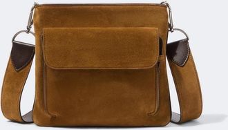 Metier Cooks Supply M&eacute;tier Slide suede messenger bag