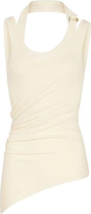 Jean Paul Gaultier Canotta a doppio strato - Toni neutri