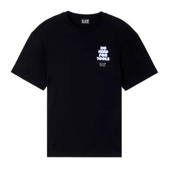 Emporio Armani Jersey T-Shirt - Heren - T-shirts - Zwart - M - Katoen - Tops