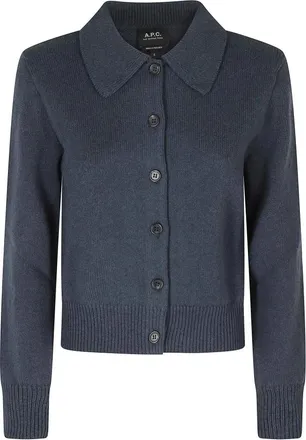 A.P.C. Mujer, Jerseys, Azul, Talla: S