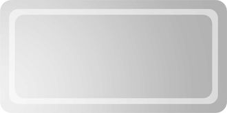 vidaXL Espejo De Ba&ntilde;o Led Transparente 100 X 50 Cm Vidrio Templado Vidaxl