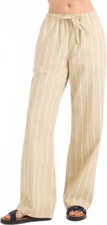 Roark Costa Straight Leg Pant In Sand