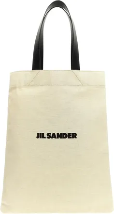 バッグ JIL SANDER ENAMEL LEATHER TOTE HAND BAG Jil Sander Leather Tote Bag