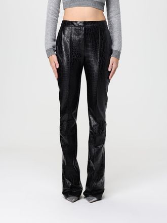 Elisabetta Franchi Pantaloni Elisabetta Franchi in pelle sintetica con stampa animalier