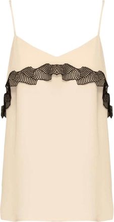 Beatrice .B Tops, Dames, Beige, S, Mouwloze Top